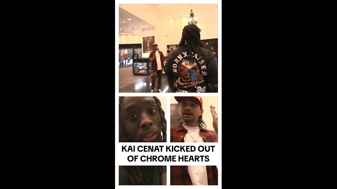 #kaicenat kicked out of #chromehearts #viral #funny