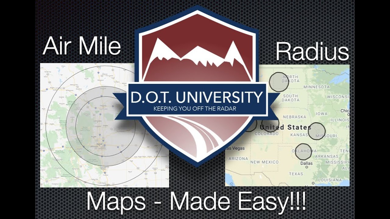 Make 150 Air Mile Radius Maps LIKE A BOSS!! Map Your Locations For Short Haul Operations. So EASY!!