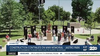 Jastro Park World War II dedication delayed