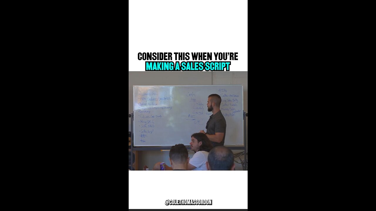 Make your Sales Script with this