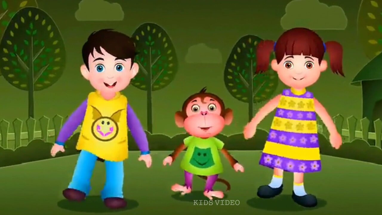 If you are happy 🐸monkey dance and boy and girls dance video