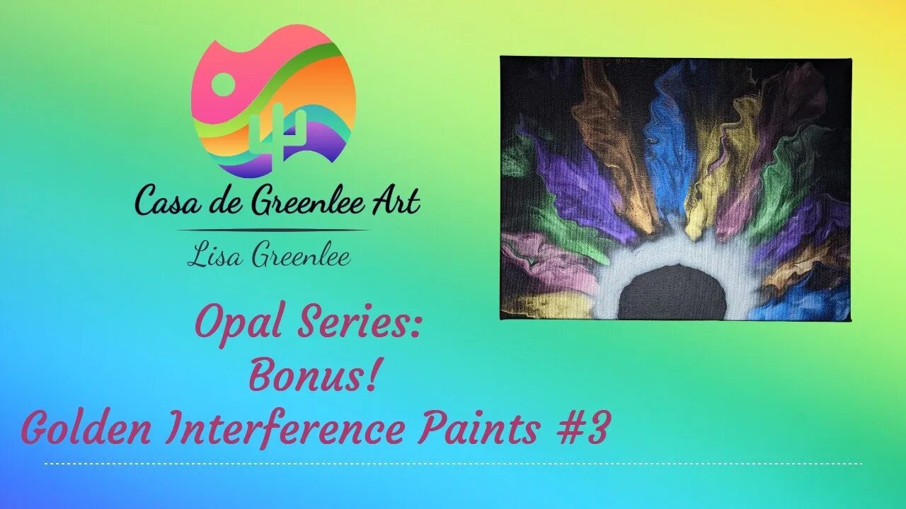 BONUS BONUS BONUS: Opal Series: Golden Interference Paints #3