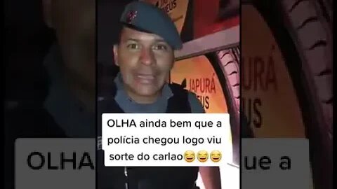 POLICIAL ENGRAÇADO ▼VIDEO ENGRAÇADO 2021 ▲ POLICIAL ZUEIRO [ VIROU MEME ] SORTE QUE A POLICIA CHEGOU