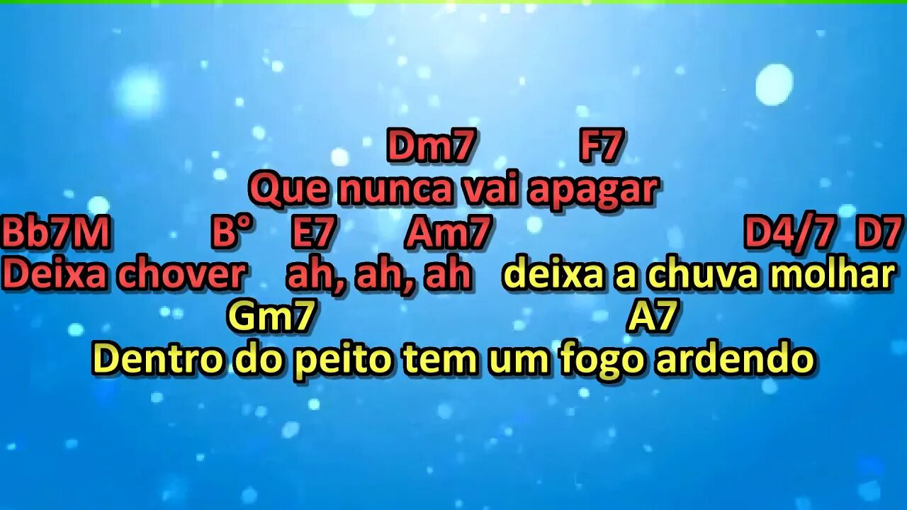deixa chover guilherme arantes karaoke playback 2