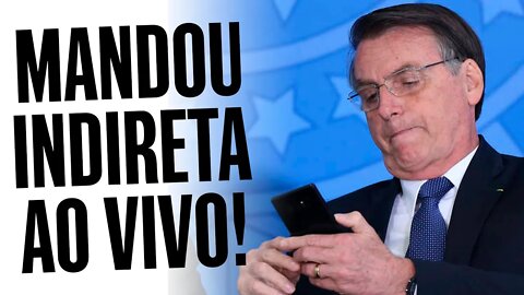 Bolsonaro manda indireta para Mandetta