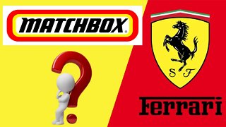 Ferrari na Matchbox? Será? Essa miniatura promete muito, ta muito linda