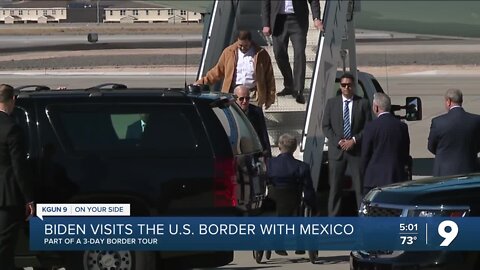 President Biden kicks off first trip to US-Mexico border