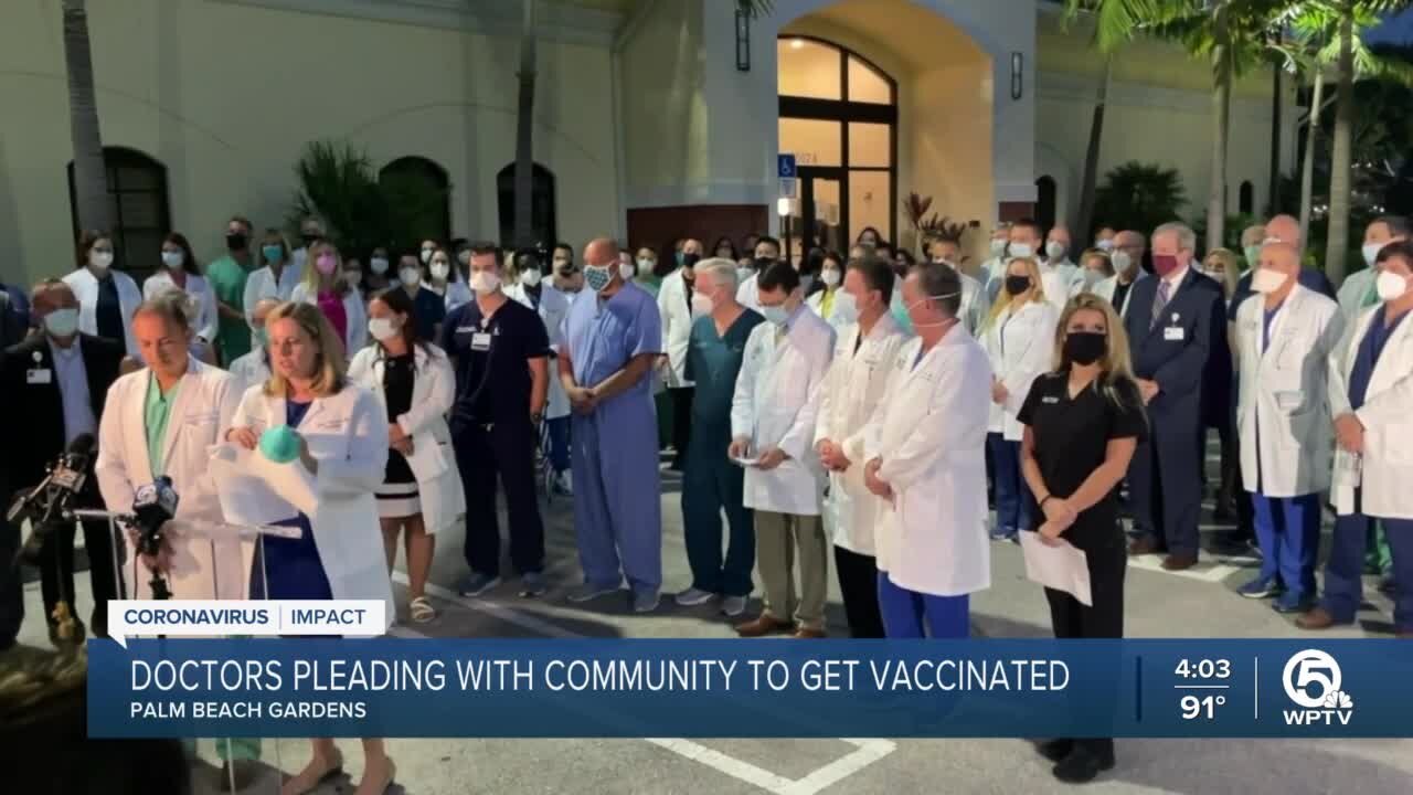 Dozens of Palm Beach County doctors urge community to get COVID-19 vaccine