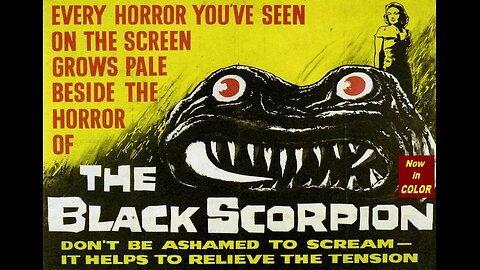 THE BLACK SCORPION 1957 in COLOR Giant Killer Scorpions Threaten Mexico City FULL MOVIE