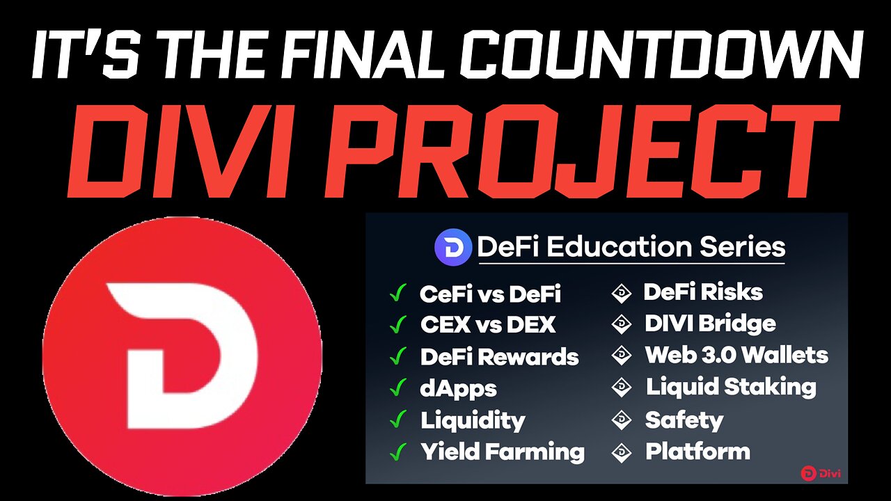 Divi Project Update! Count down to Twitter spaces, new website, DeFi, & more