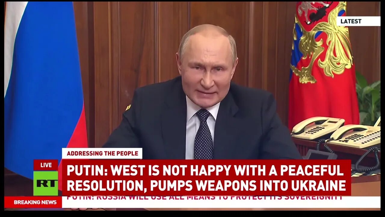 Partial Mobilisation President Putin's Address To The Russian Nation 21.09.22