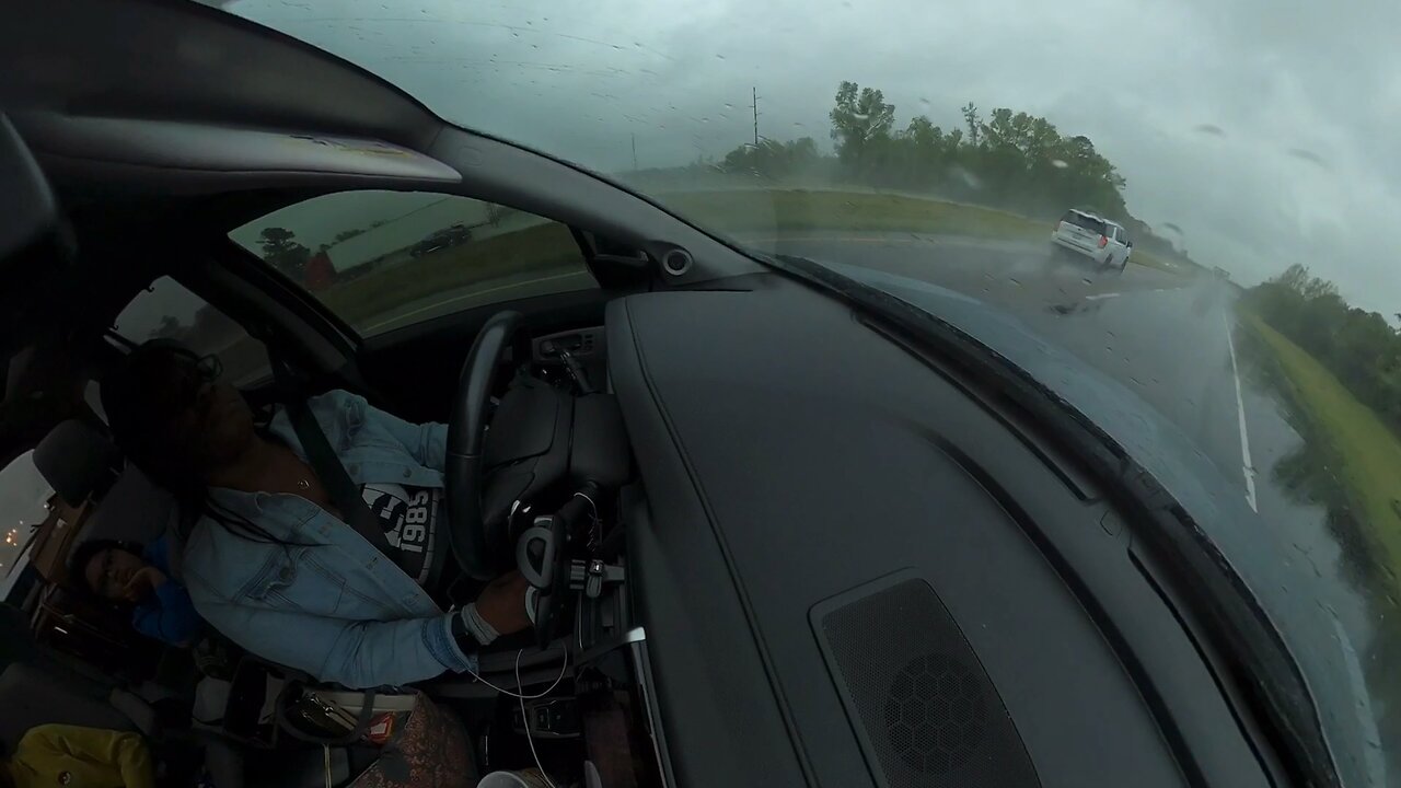 Blasian Babies Family Rainy Drive From Norfolk, VA To Boca Raton, FL GoPro Max Time Lapse, Part 1.
