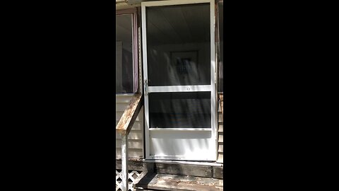 Screened patio