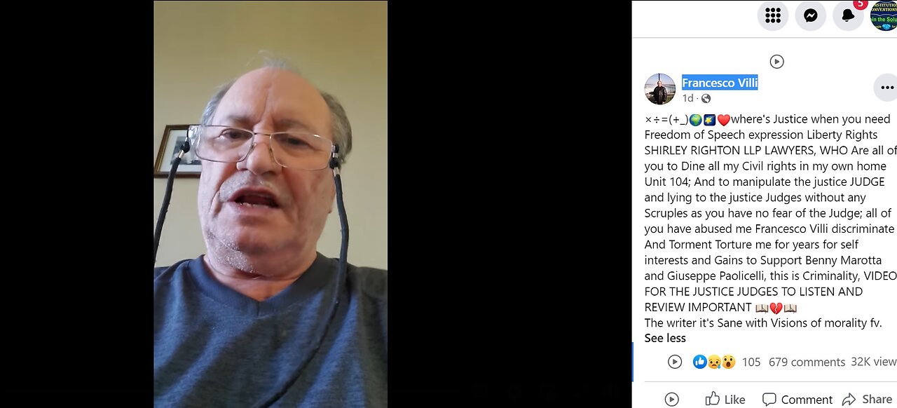 Francesco Villi - was slated to be in court on Tuesday, wasn't heard due to his death.