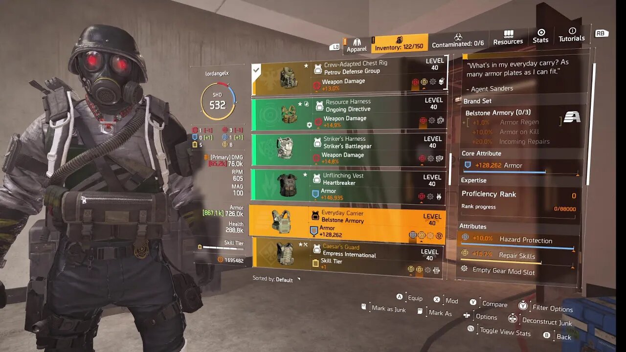 The division 2, event sargent Daniels