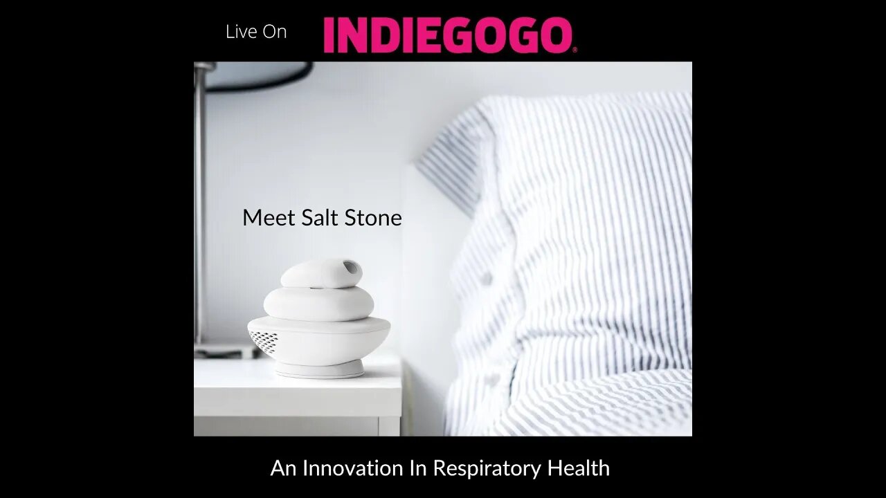 Salt Stone is a personal halo-generator that provides at home respiratory wellness treatment.