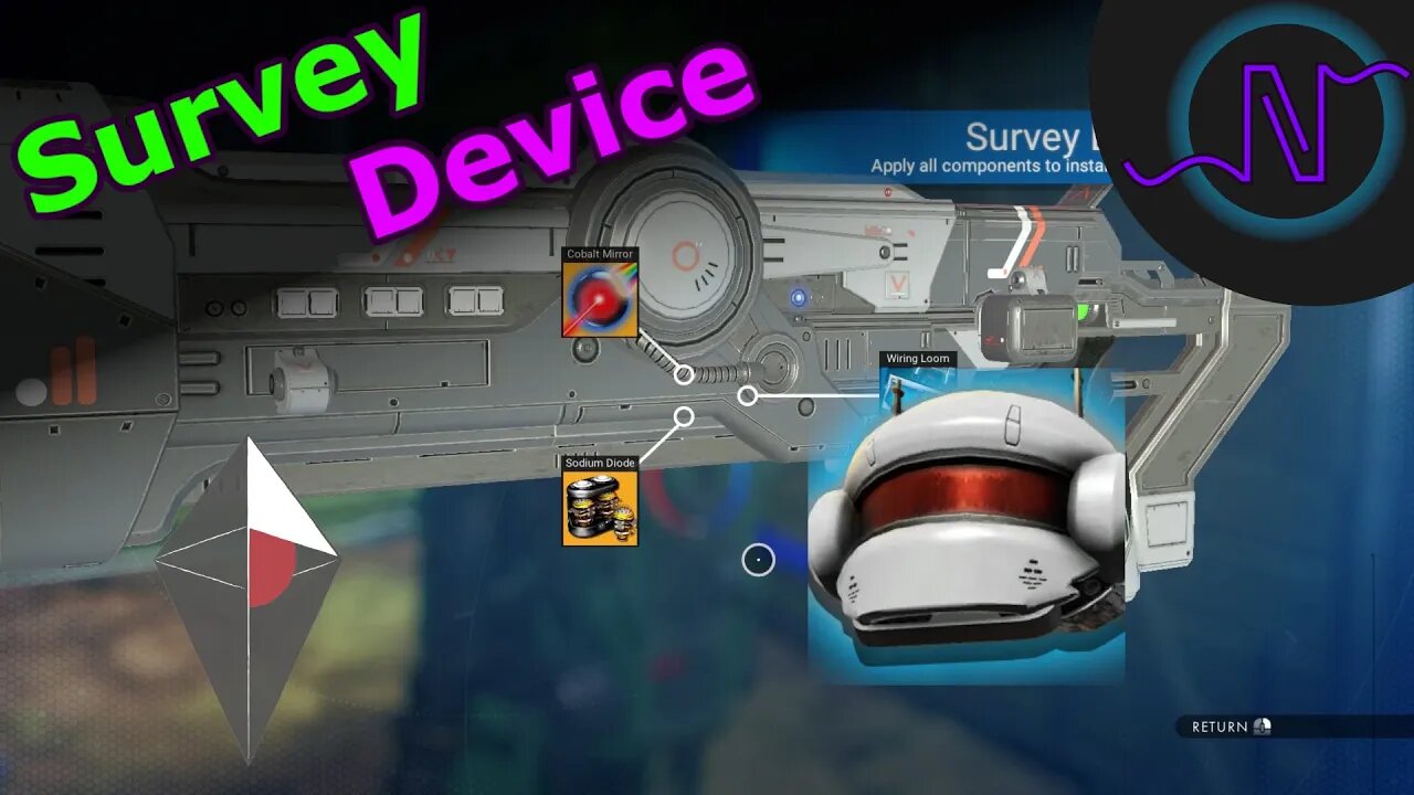 INSTALLING A SURVEY DEVICE in My Multi-tool - No Man's Sky Synthesis - E31