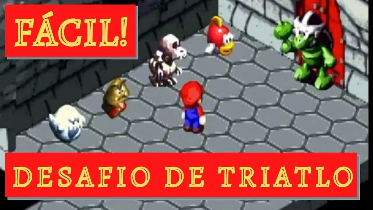 [FÁCIL] Como Resolver o Desafio do Triatlo | Super Mario RPG Legend of the Seven Stars