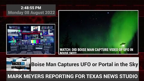 Boise Man Captures UFO or Portal in the Sky ?