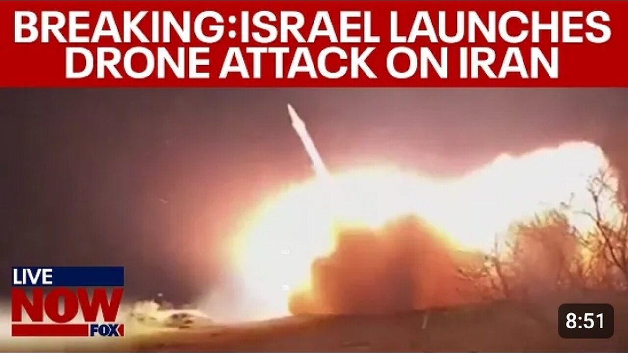 BREAKING: Israel launches Iran retaliation drone attack