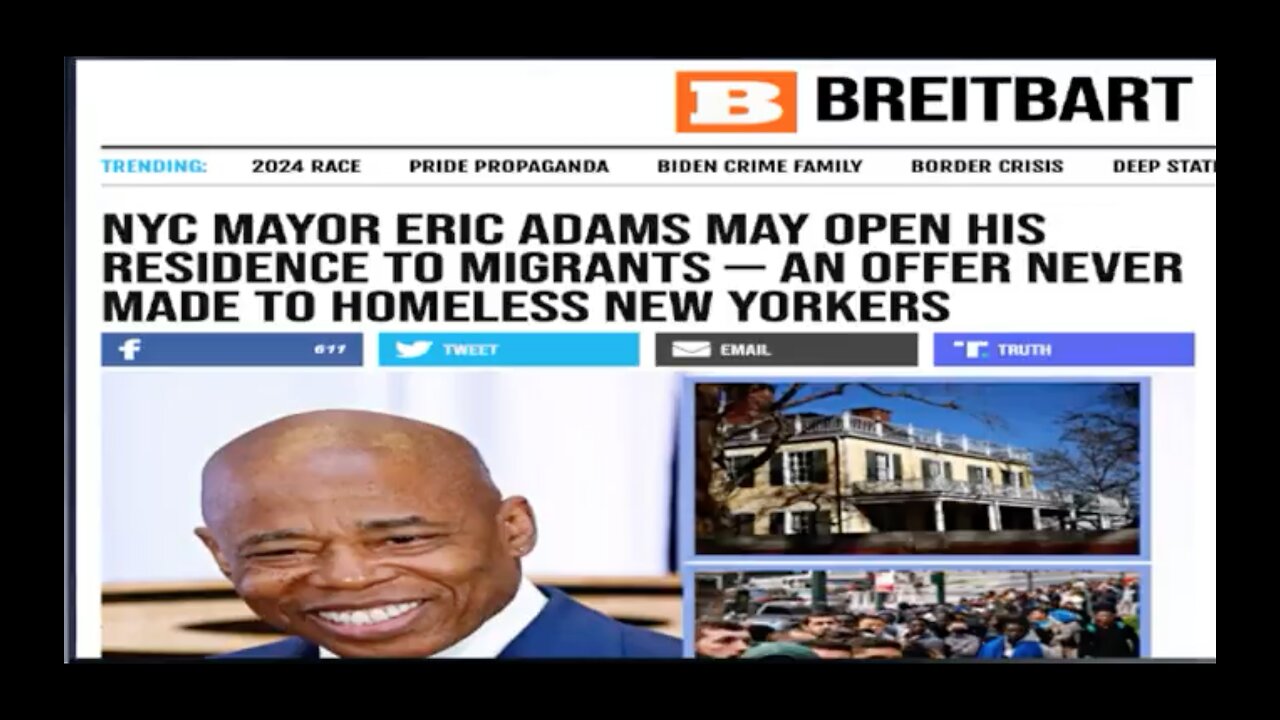 New York City Mayor Eric Adams Houses Criminals In Gracie Mansion Forsaking Homeless Veterans