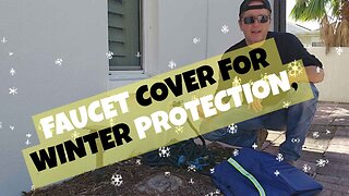 Thick Outdoor Faucet Cover Review | Best Hose Bib Freeze Protection for Winter 2024