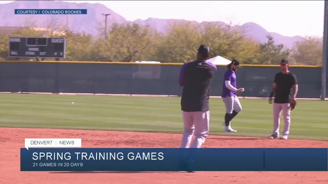 Rockies start Spring Training games in Arizona