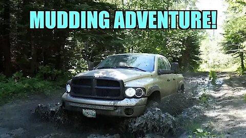 MUDDING ADVENTURE IN LIFTED TRUCK!