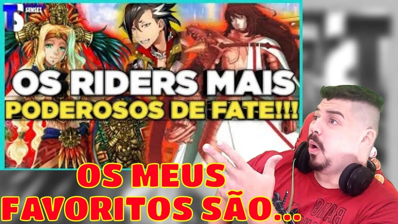 REACT NÍVEIS DE PODER DOS RIDERS MAIS PODEROSOS DE FATE! - Taverna do Sensei - MELHOR DO MUNDO