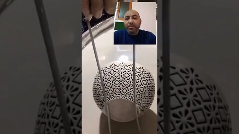 طلاء الاطباق بالطرق التقليدية | #shorts ♥️