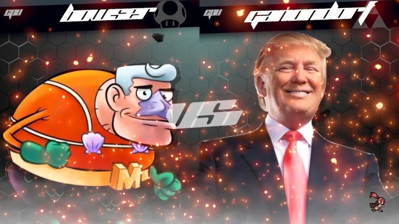 Smash Bros Mods - Trump Vs Mermaid Man