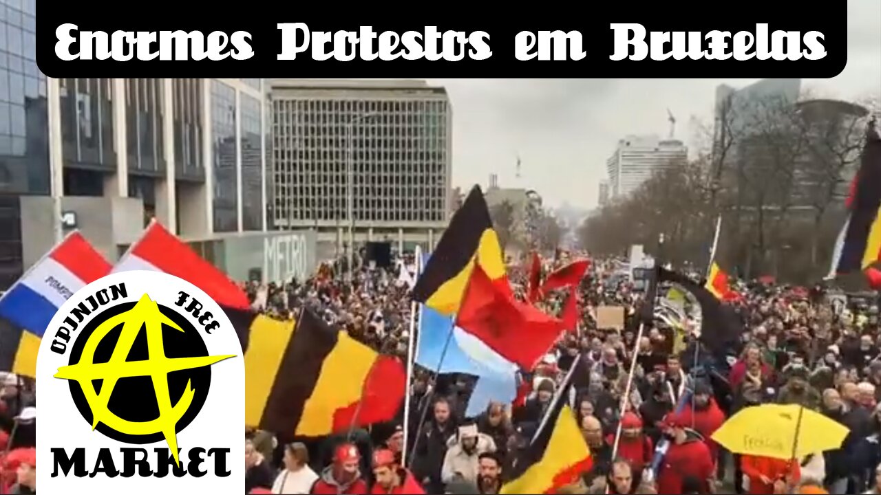 Protestos em Bruxelas encurralam política e forçam mudança de posição