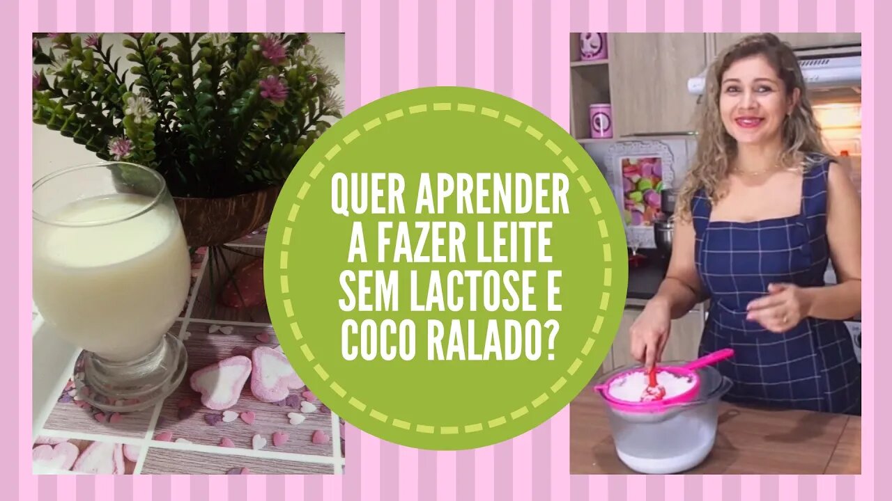 Como fazer leite de coco e coco ralado caseiro.#semleite #semtrigo #fabymiguelrumo4kh