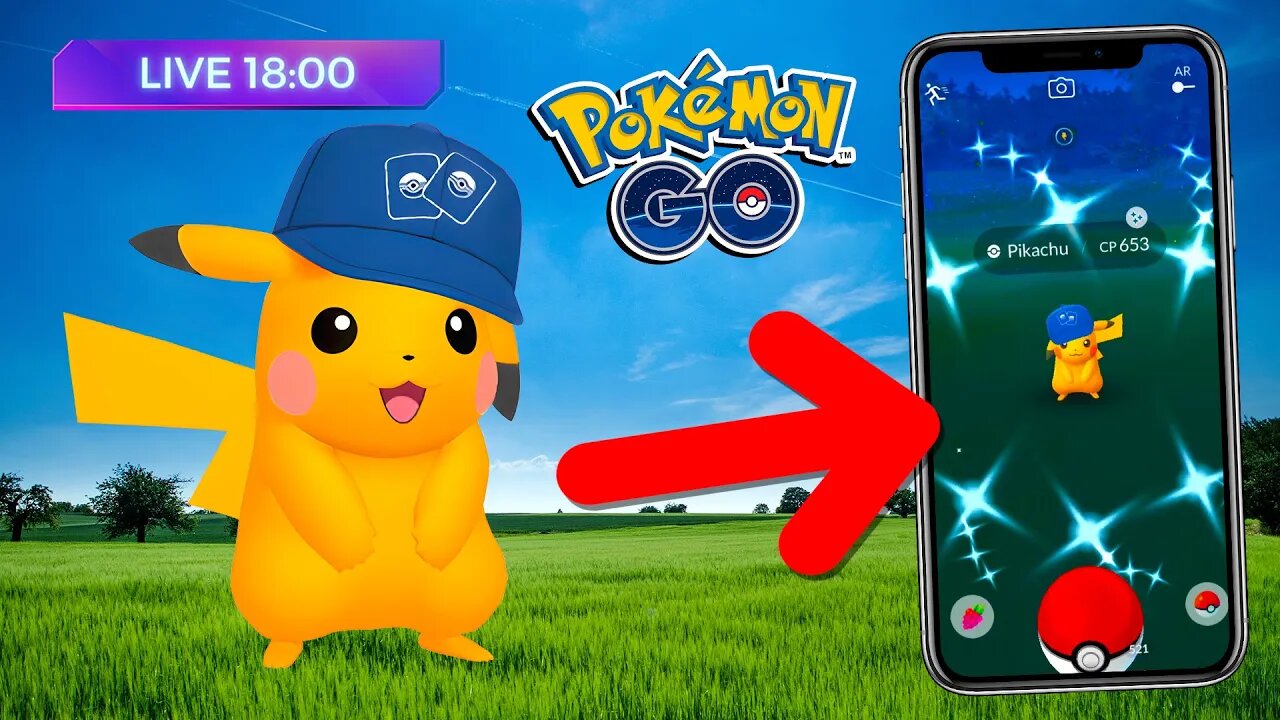 🕕 PIKACHU SHINY! DOBRO DE POEIRA ESTELAR POR CAPTURA! Hora do Holofote! Pokémon GO!