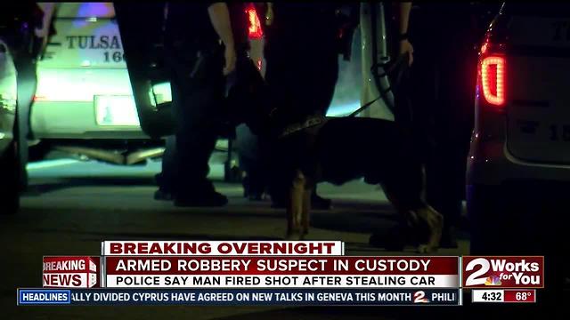 Man in custody after robbing a Quiktrip