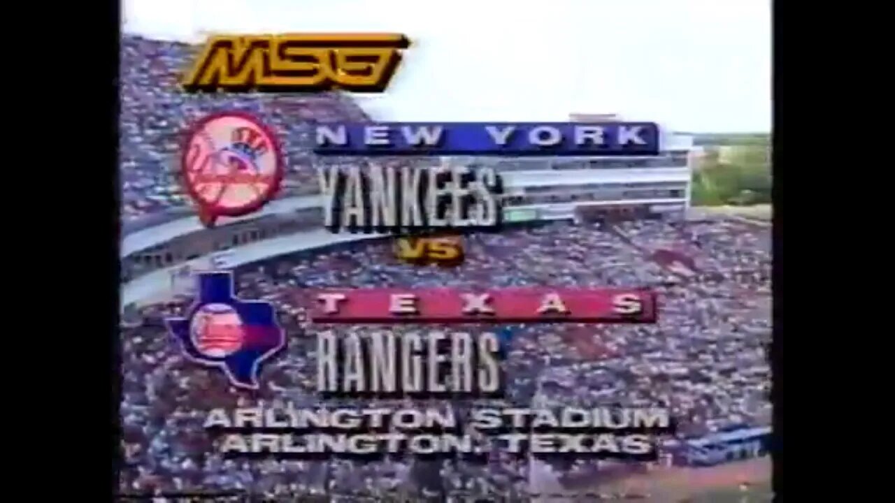 1992-07-04 New York Yankees vs Texas Rangers