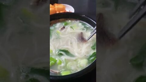 #shorts #hungry #cooking Korean long boil beef soup!(Sul-long-tang)