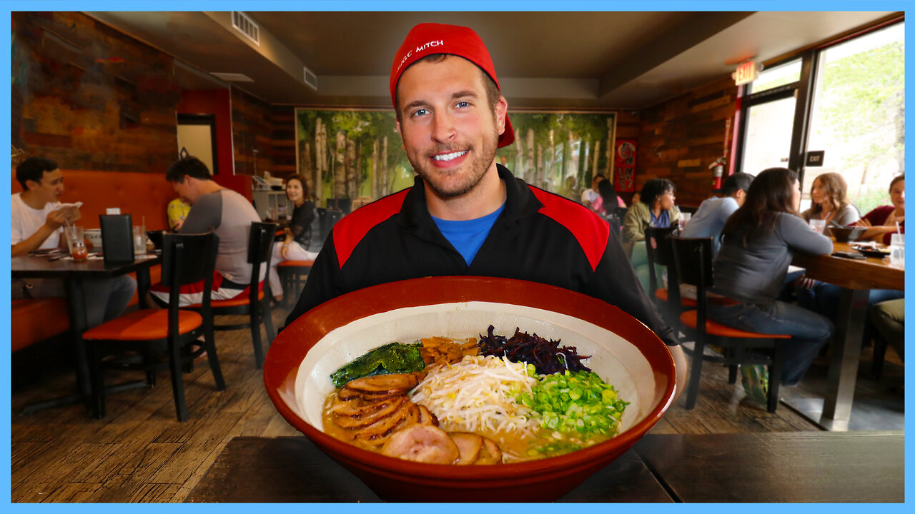 SUPERSIZED RAMEN NOODLE CHALLENGE IN CALIFORNIA | GIANT BOWL OF JAPANESE RAMEN