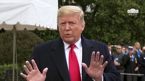 President Trump Delivers Remarks Upon Departure