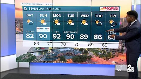 WMAR-2 News Weather at 11