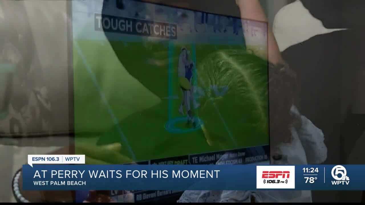 A.T. Perry waits to hear name called