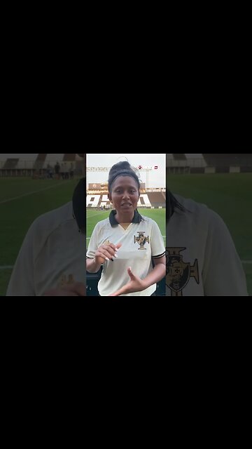 Jogadora Índia falando sobre a reestreia do time feminino do Vasco com vitória por goleada