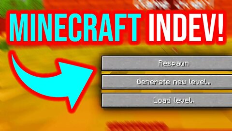 How To Respawn In Minecraft INDEV!