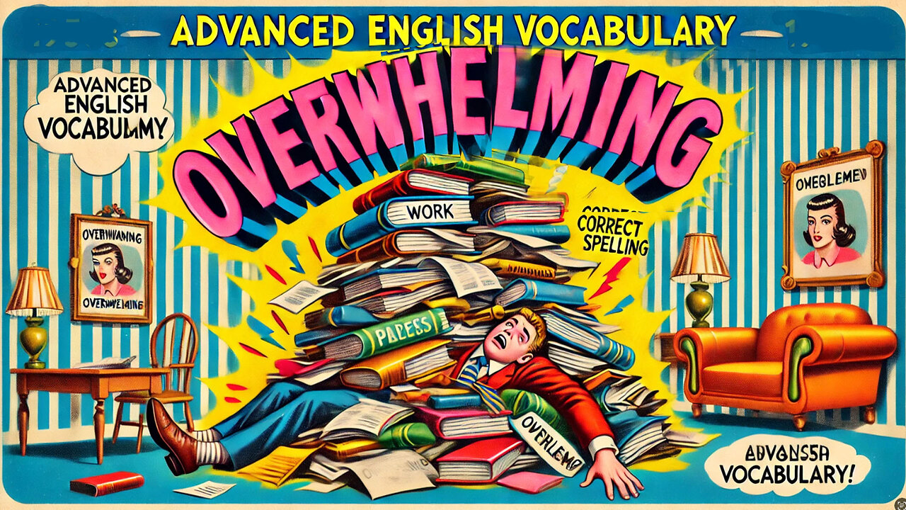 Vocabulary and Pronunciation "OVERWHELMING" Advanced English