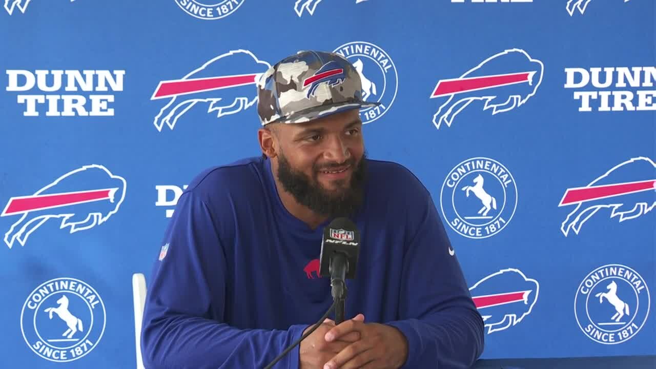 Bills Training Camp Day Four: Gabe Davis speaks at press conference