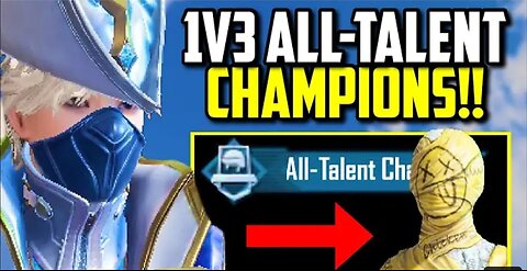 ME Vs ALL-TALENT CHAMPIONSHIP MASTERS!! - PUBG Mobile