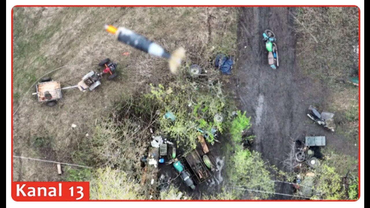 Ukrainian drone targets motorcycles that Russians sought to use to flee area