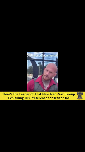 Here's the Leader of That New Neo-Nazi Group Explaining His Preference for Traitor Joe