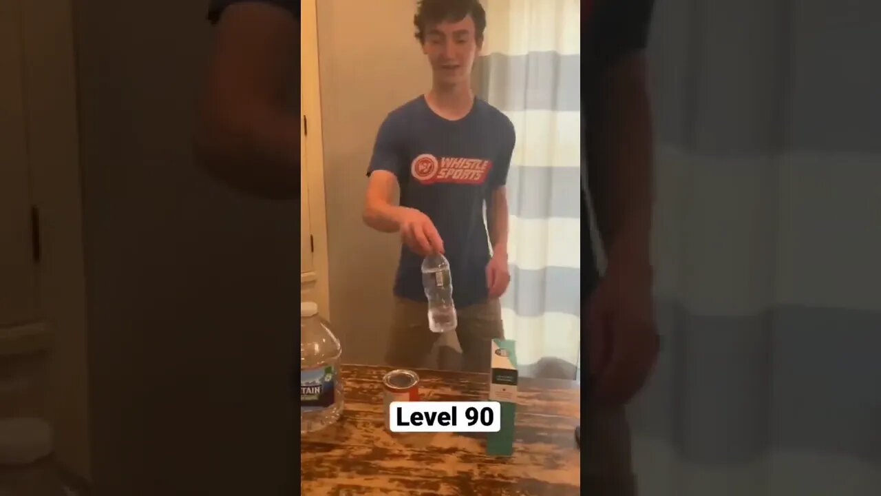 Bottle Flips from Level 10 to Level 100 #shorts