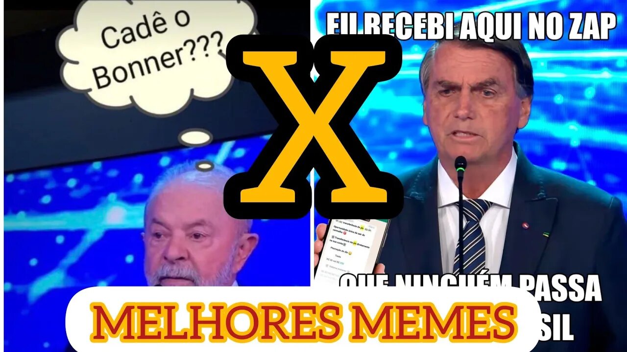 Lula vs Bolsonaro melhores memes debate na Band